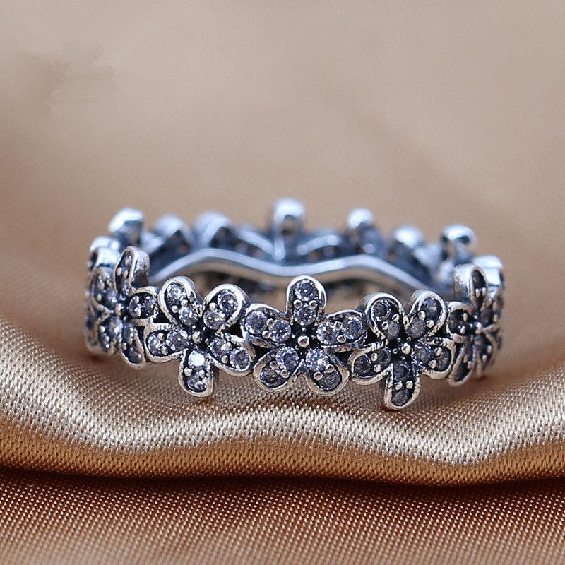 Wholesale2016 Charms Rings S925 Ale Sterling Silver Luxury Flower Print ...