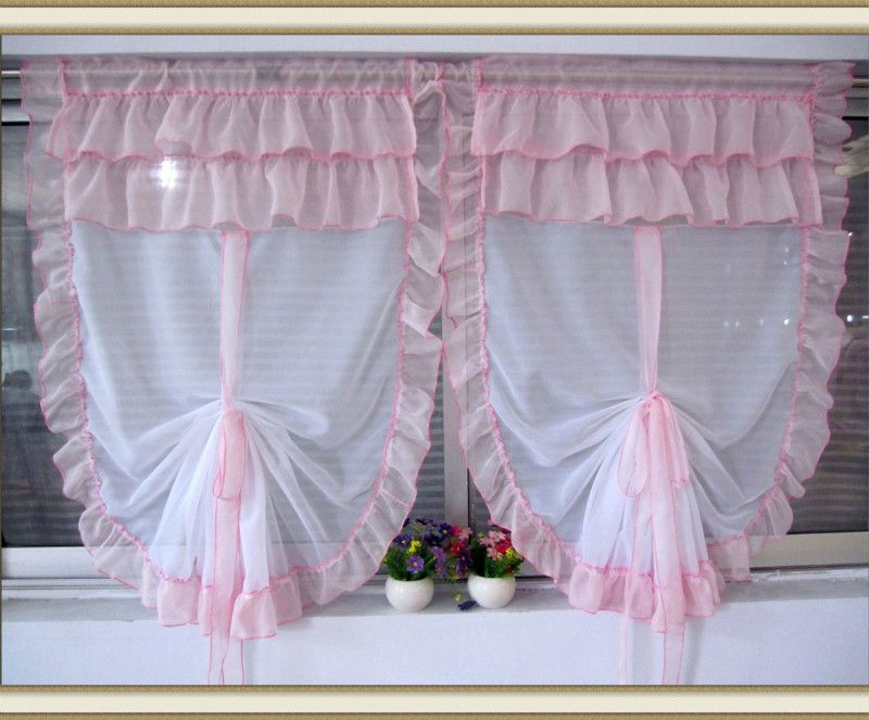 Hot Tulle Sheer Curtains For Bay Window Roman Curtain Blinds