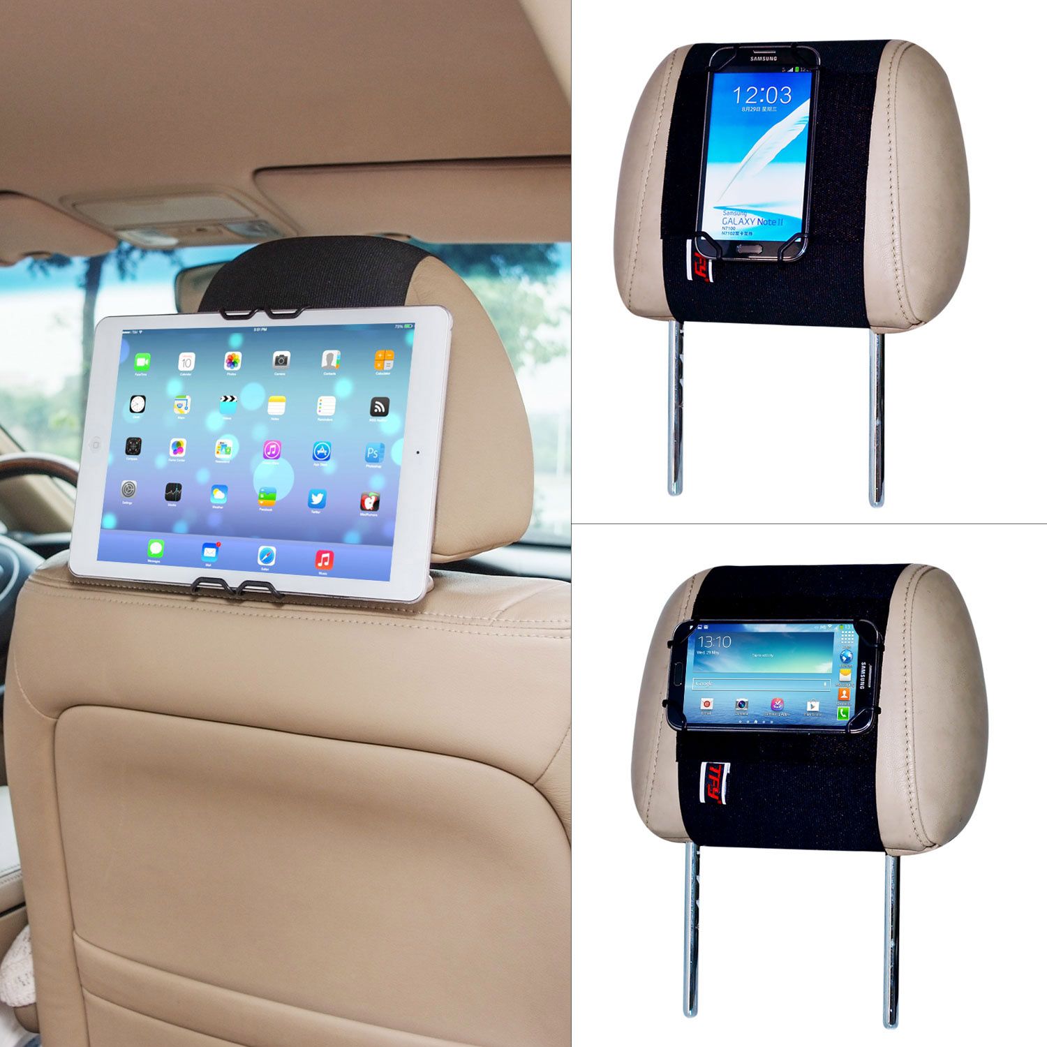 Tfy Car Headrest Mount For Ipad Tfy Car Headrest Mount For Ipad