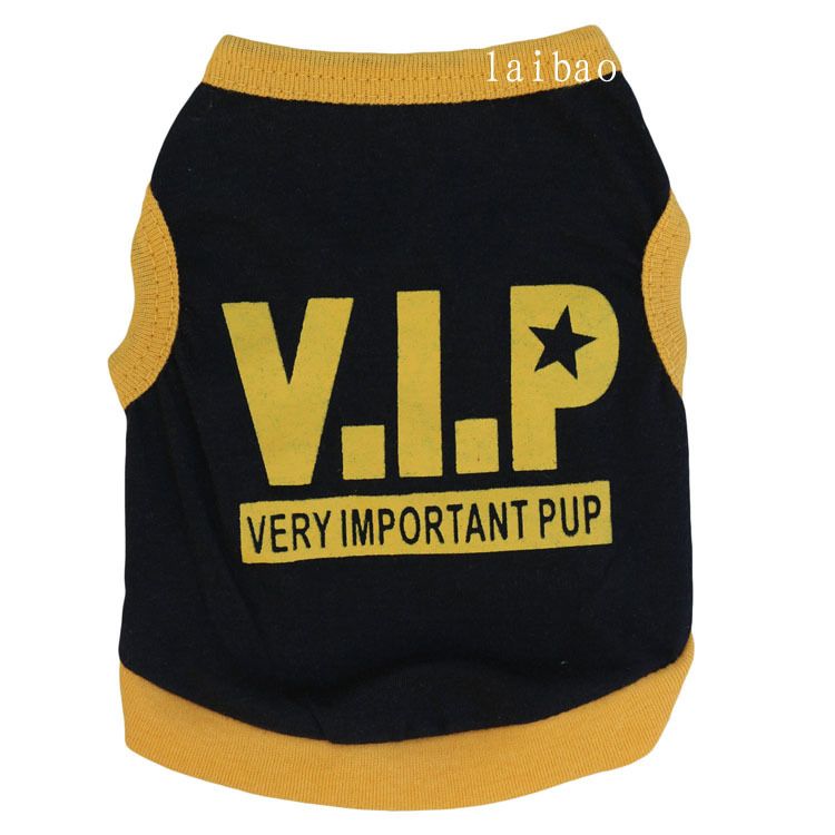 2020 Dog Clothes Cotton Pet Dog Apparel VIP Dog VERY IMPORTANT PUP Cute