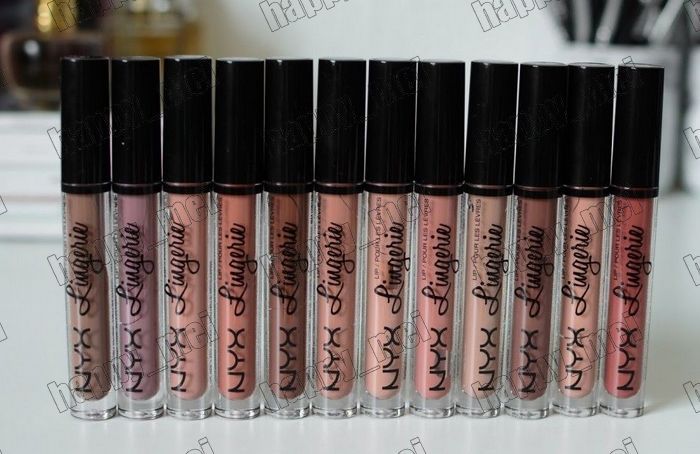 Vogue gloss nyx butter makeup professional lip glosses sticky tries non need Factory Direct DHL New Makeup Lips NYX Lip Lingerie Matte Lip Gloss