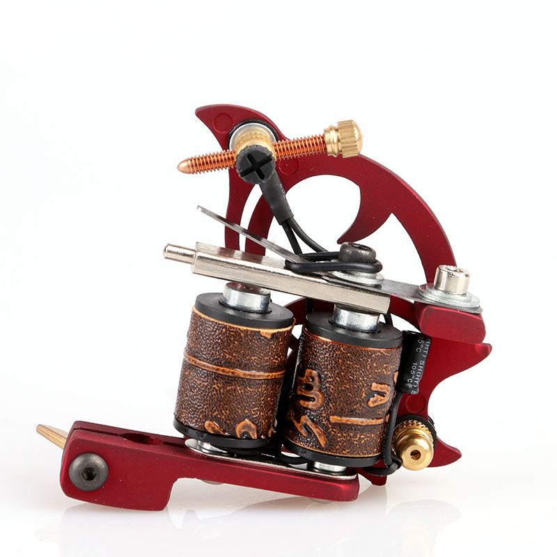 Beautiful Tattoo Gun Shader Tattoo Machine 10 Wrap Coils Tattoo Supply