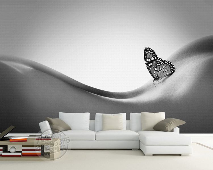 Body Art Wallpaper Black And White Wall Murals Custom 3D Photo