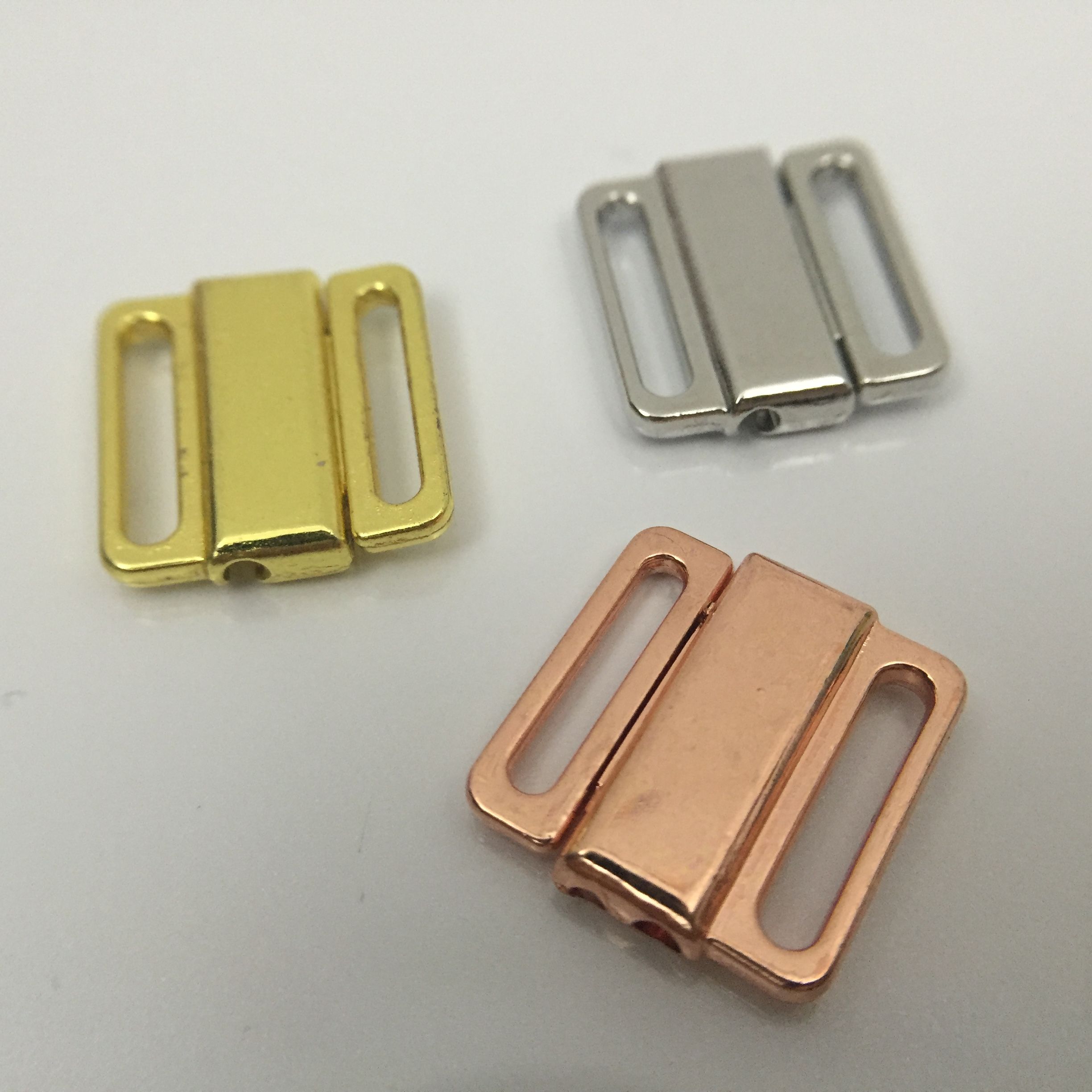 2019 Bra Clip Swimwear Clickers Bra Metal Front Closure 12mm In Gold