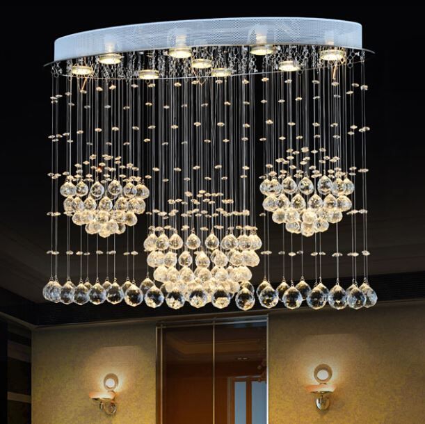Crystal Elipse Ring Chandelier Designs Modern K9 Crystal Chandelier 3 Circles Led Ellipse Pendant Light