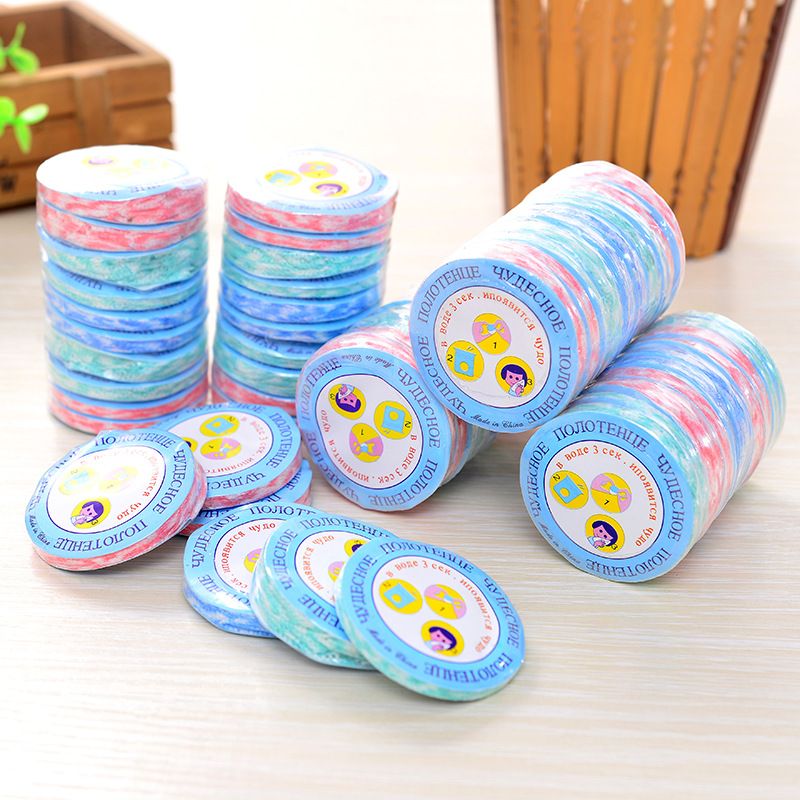 Portable Travel Compressed Towel Non Woven Fabrics Eco Friendly