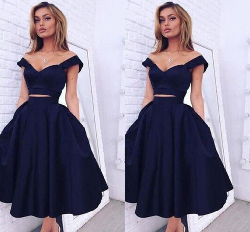 mid calf length formal dresses