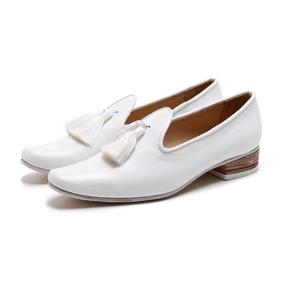 womens white leather flat shoes