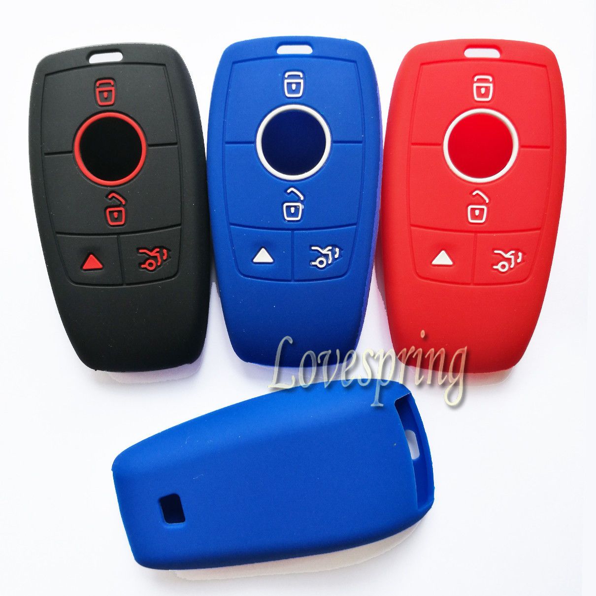4 Buttons Remote Key Fob Cover Case Protector Holder For