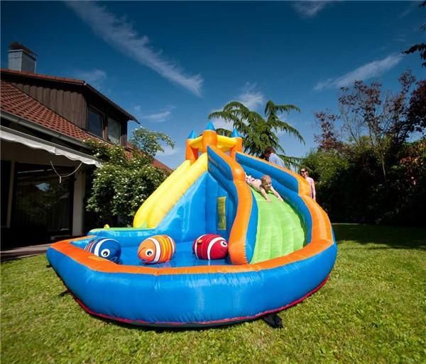 2019 !Kids Inflatable Water Slide Big Pool Bounce House Jumper Bouncer