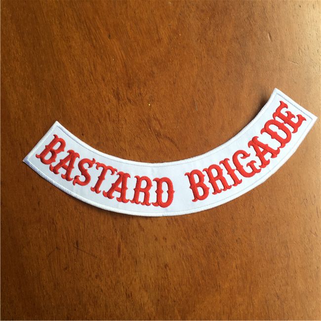 2021 BASTARD BRIGADE BELGIUM BOMB SQUAD ANGELS Custom Bottom Rocker