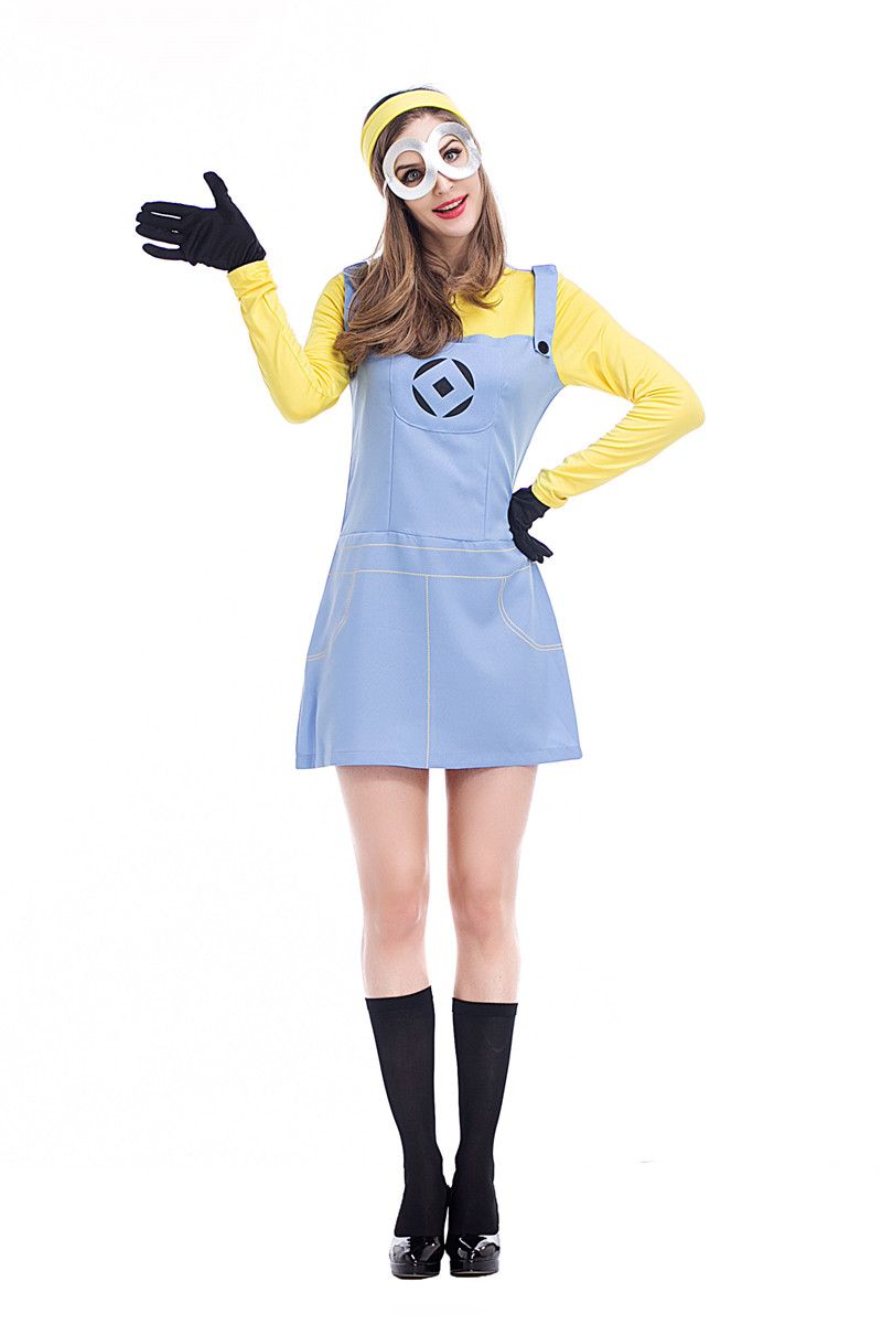 Acquistare Vestiti Da Partito Di Carnevale Delle Ragazze Adulto Wemon  Cattivissimo Me Minions Vestito Cosplay Ragazze Costume Halloween Vestito  PS038 Allingrosso Economico | Consegna Veloce E Qualità | DHgate Italy