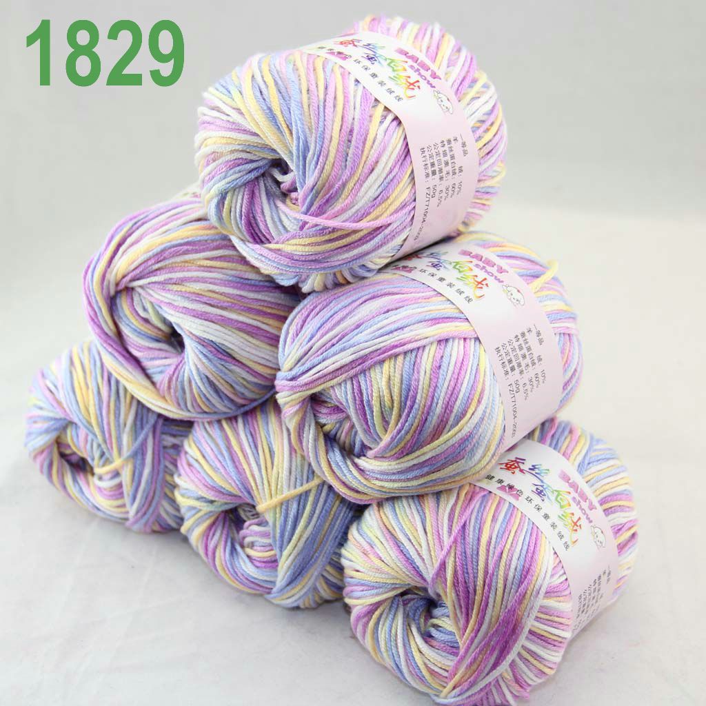 Sale New Lot 6 Skeins x 50gr Soft Cashmere Wool Silk Children Hand Knitting Yarn