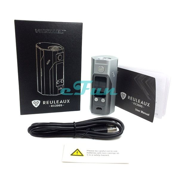 Wismec Reuleaux RX200S ORIGINAL 200W TC Mod Variable Temperature