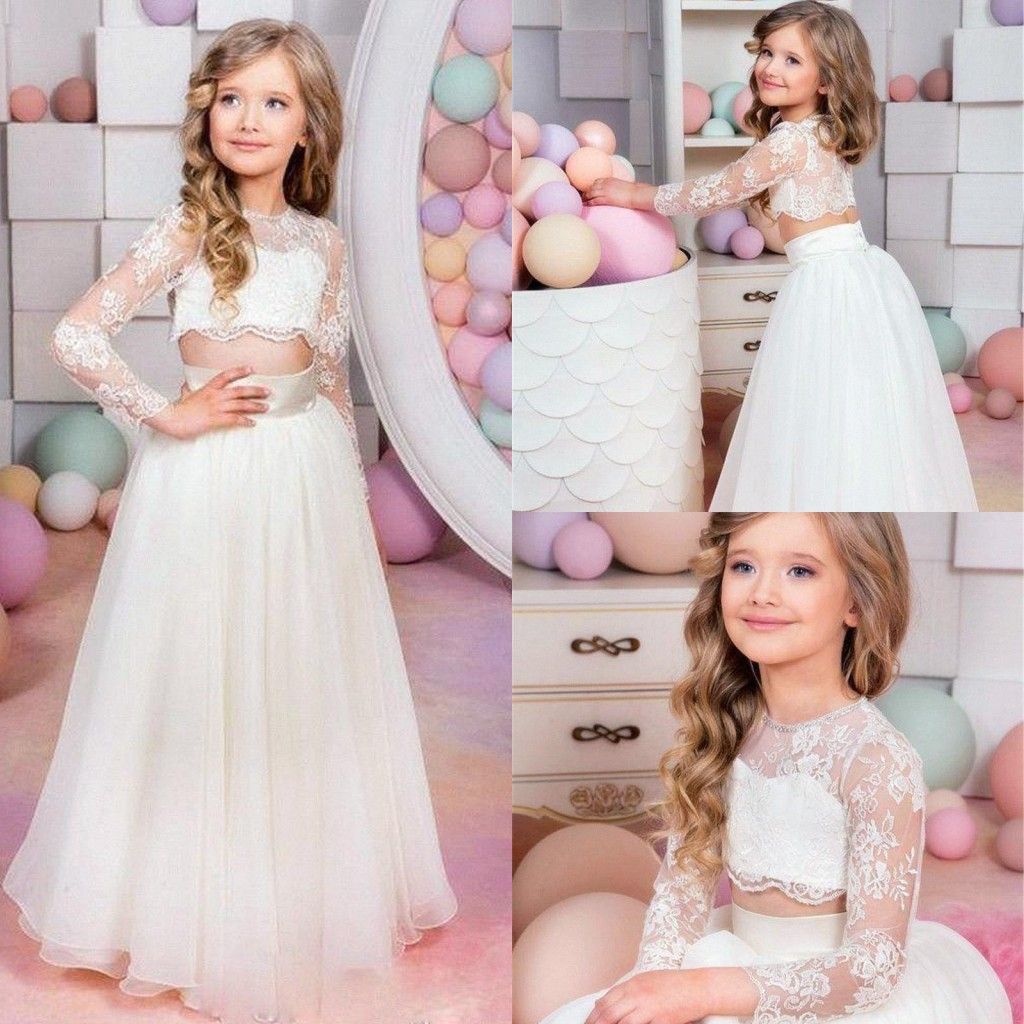 flower girl dresses 2 piece