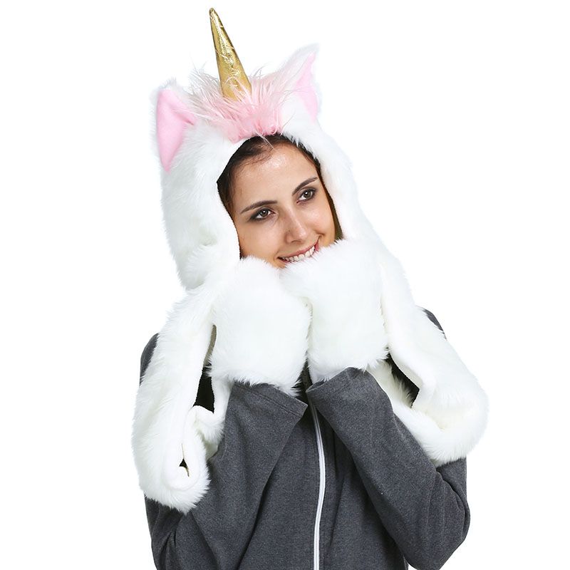 hat scarf and gloves all in one