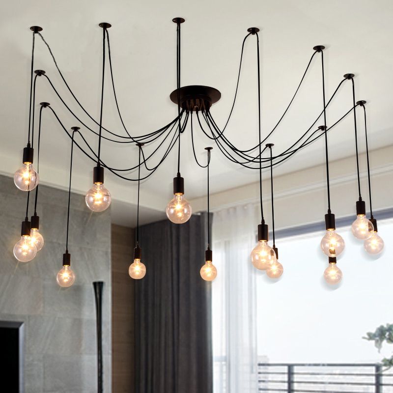 Edison Chandelier Morden Creative Light Bulbs Pendant Edison Chandelier Morden Creative Light Bulbs Pendant Loft Office Antique Bar Living Room Fixture Best Lights