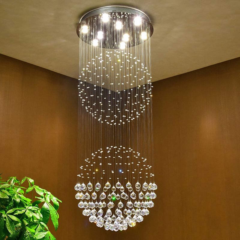 Luxury Crystal Chandeliers Contemporary Ceiling Lamp Gu10 Led Luxury Crystal Chandeliers Contemporary Ceiling Lamp Gu10 Led Lights Chandelier Hanging Pendant Bedroom Decoration Vallkin Antler