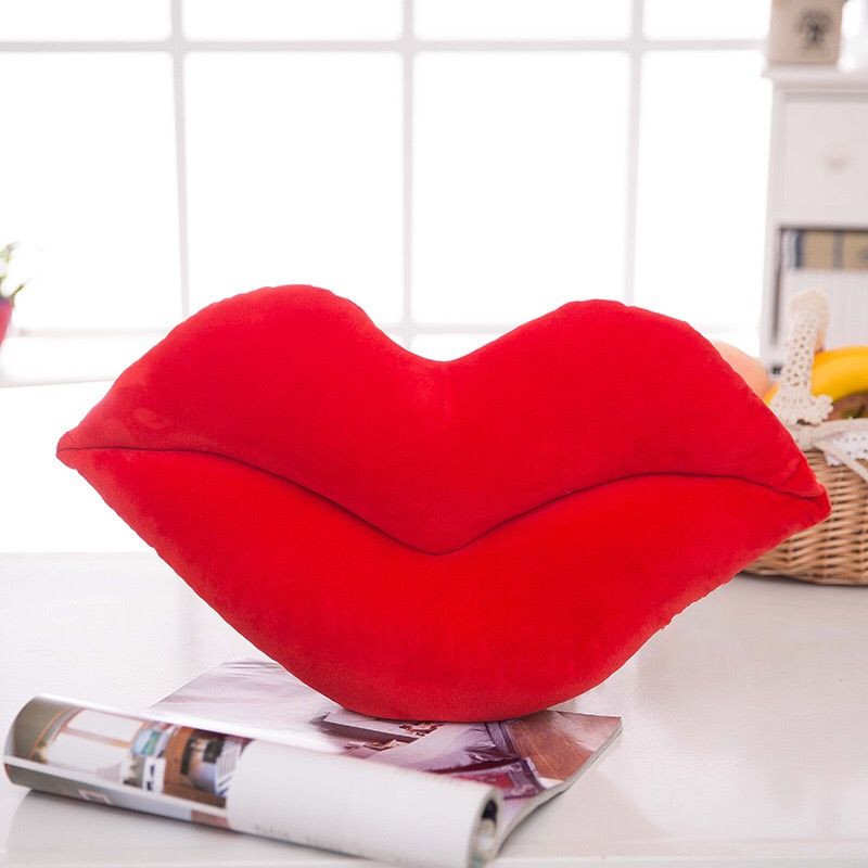 Cheap Lips Shaped Plush Toy Novelty Pillow Cushion Bolster Gift Soft
