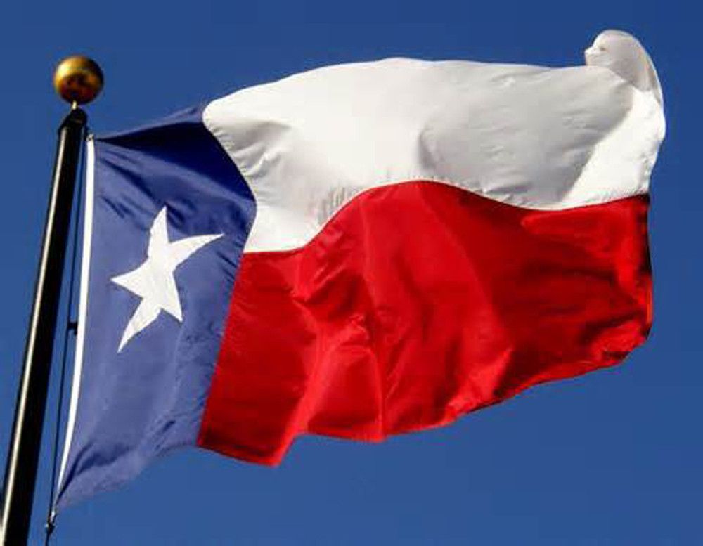 2020 Texas Flag 90*150cm 3*5ft Texans Banner Blue White Red Three
