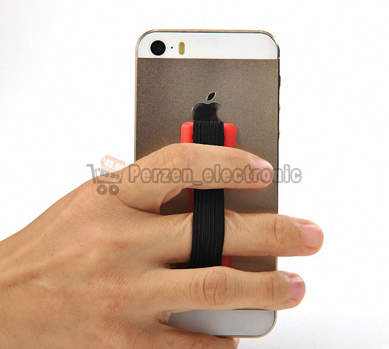 2021 Grip Your Phone Universal Cell Phone Finger Holder Elastic Belt Anti Slip For Tablet Ipad