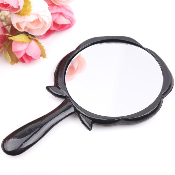 Small Size Vintage Rose Cosmetic Mirror Plastic Makeup Cute Small Size Vintage Rose Cosmetic Mirror Plastic Makeup Cute Girl Hand Make Up Black Mirrors Best Dressing Room From Smartdeal