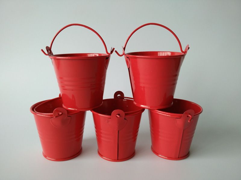 Buy Dropship Products Of Hot Red Small Easter Egg Pots Cheap Tin Pails