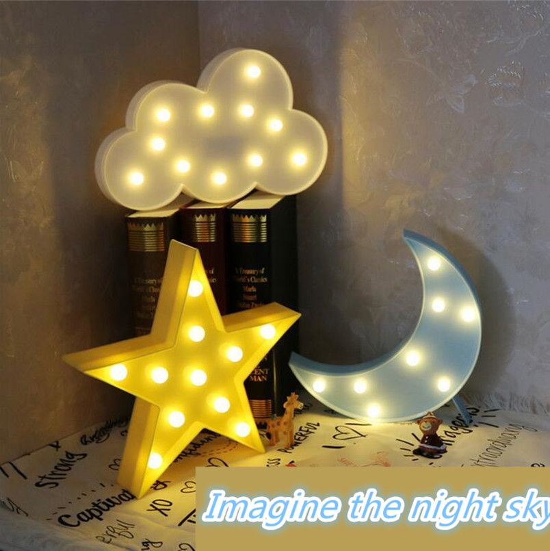 Best Lovely Cloud Star Moon Night Light Led Marquee Sign Warm White Best Lovely Cloud Star Moon Night Light Led Marquee Sign Warm White Lamp For Baby Childrens Bedroom Decor Kids Gift Toy Under 238 71 Dhgate Com