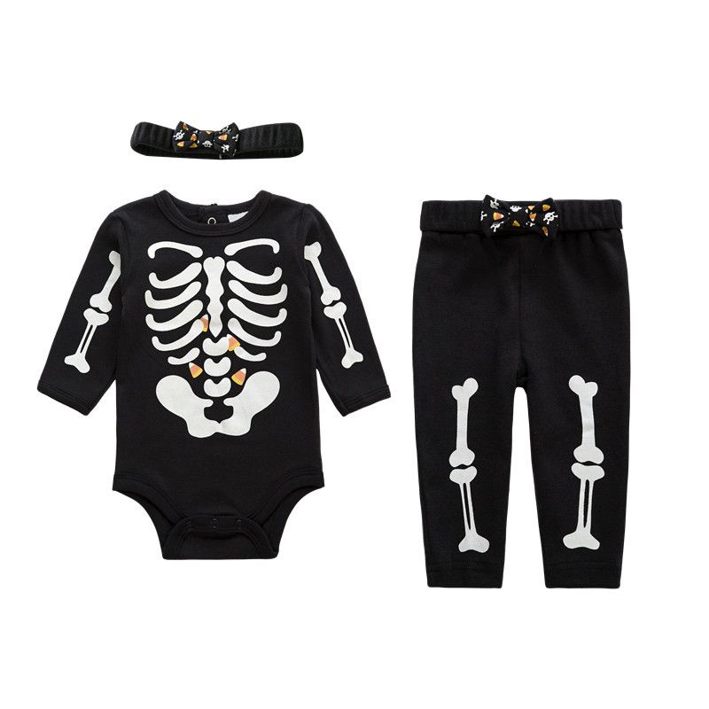 baby skeleton pajamas