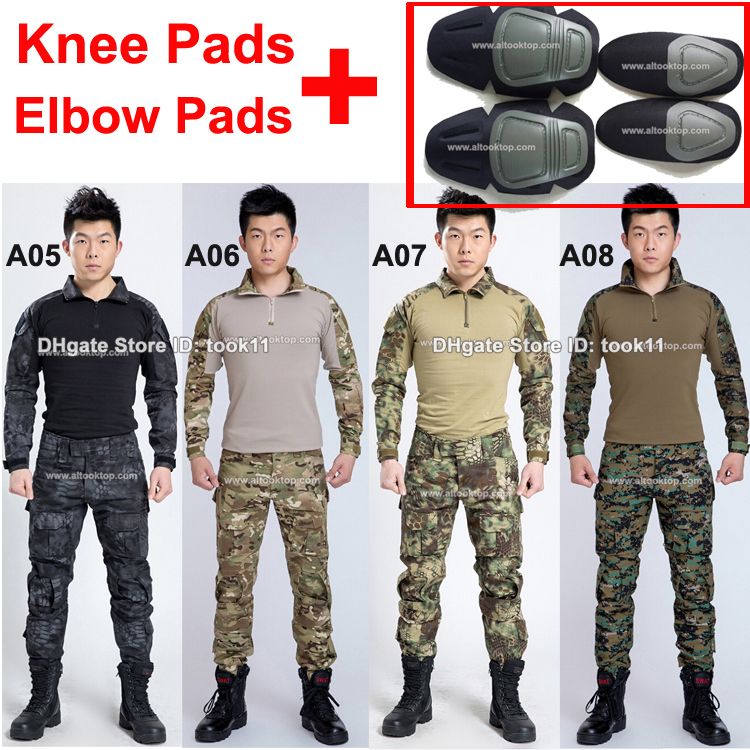 wholesale military uniform german acu multicam camo combat shirt