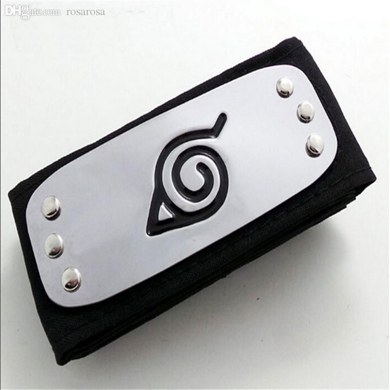 2018 Wholesale Naruto Headband Leaf Village Logo Konoha Kakashi