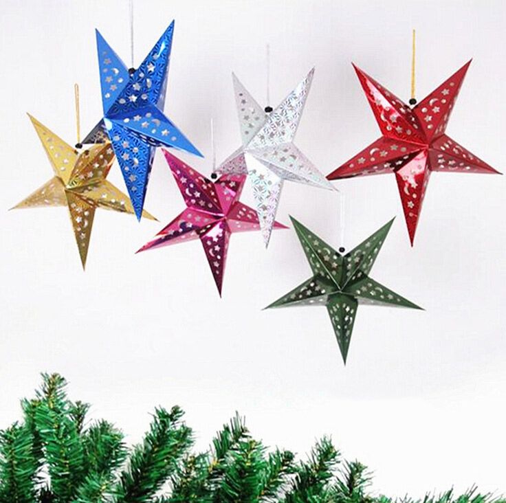 Stella Di Natale Tridimensionale.Acquista 30cm Natale Stella Di Carta Natale Tridimensionale Stella A Cinque Punte Di Natale Babbo Natale Decorazioni 2016 In Vendita Vendita Calda A 40 7 Dal Yourtreasures Dhgate Com