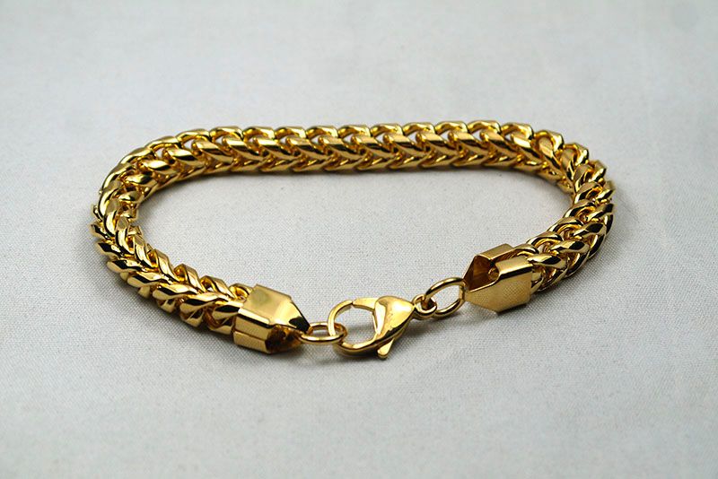 2020 KT Jewelry Stainless Steel Jewelry Color Solid Gold Bracelets