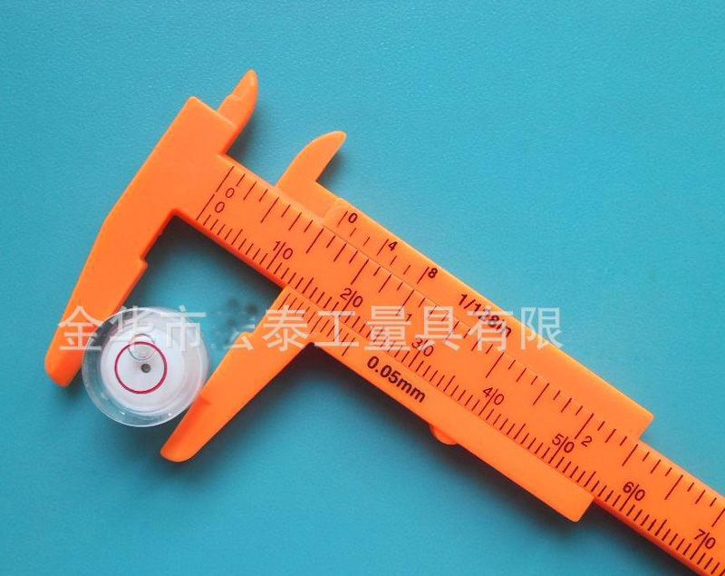2021 Plastic Measuring Tools Mini Vernier Calipers 1 Mm/Mini Ruler Micrometer Gauge 80 Mm Length