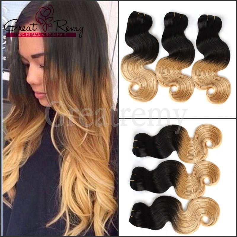 Compre Greatremy Ombre Hair Extension Del Pelo Humano Peruano