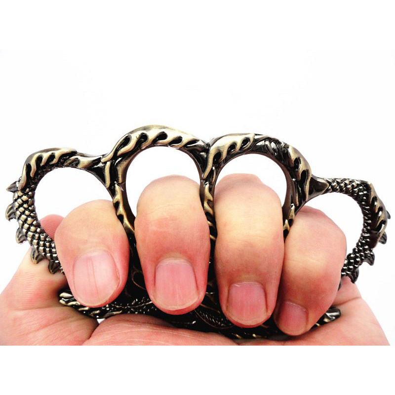 2020 NEW Chinese Dragon STEEL BRASS KNUCKLES KNUCKLE DUSTER Alloy Self Defence Top Quality From