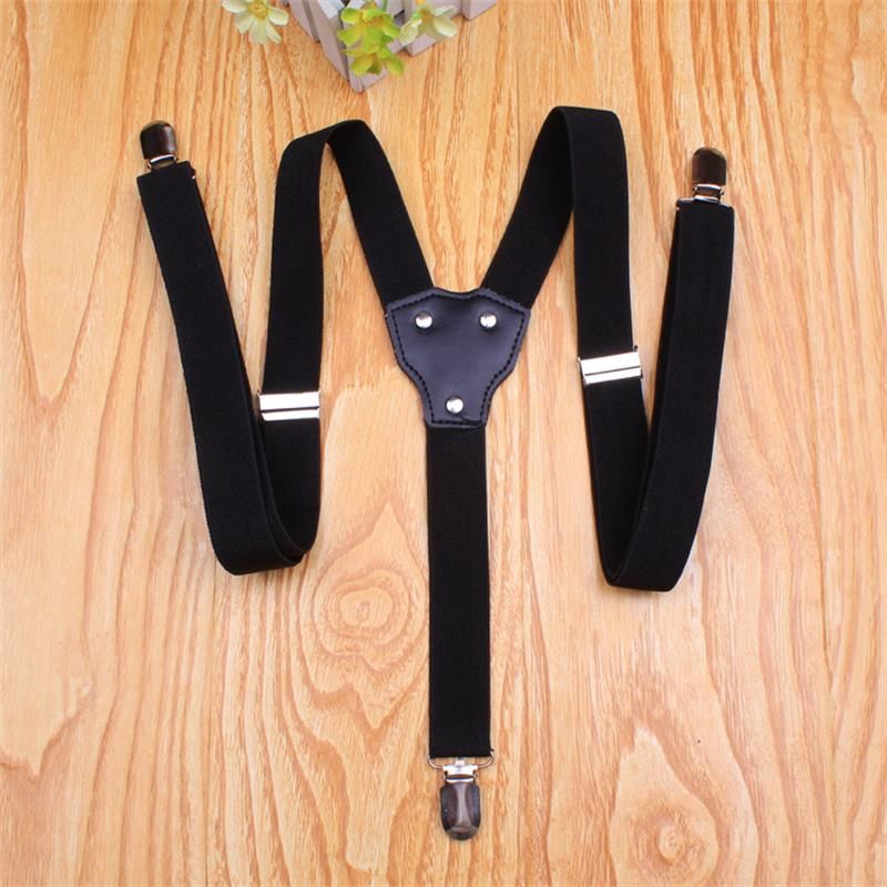 2.5CM Adjustable Suspender Clip On Tirantes Bretelles Hommes Unisex Men Women Braces Pants