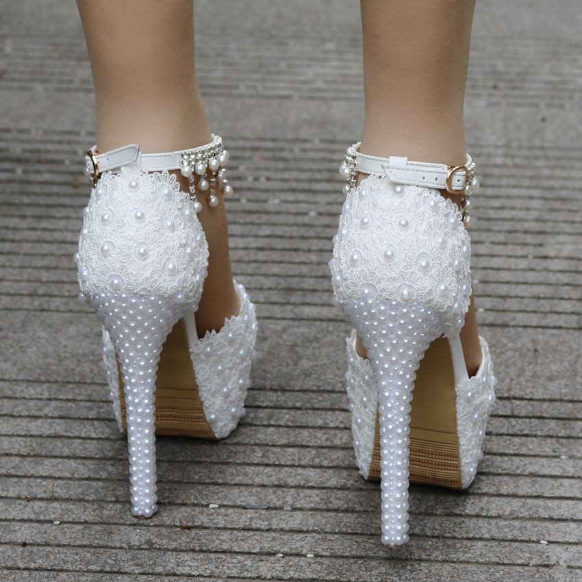 clear heels wedding shoes