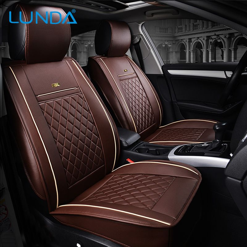 Front Rear Luxury Leather Car Seat Cover For Ford Mondeo Focus Fiesta Edge Explorer Taurus S Max Auto Accessories Styling