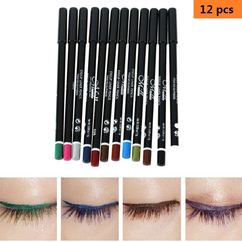 Makeup Eye Pencils M.N Waterproof Eyebrow Beauty Pen Eye Shadow Liner