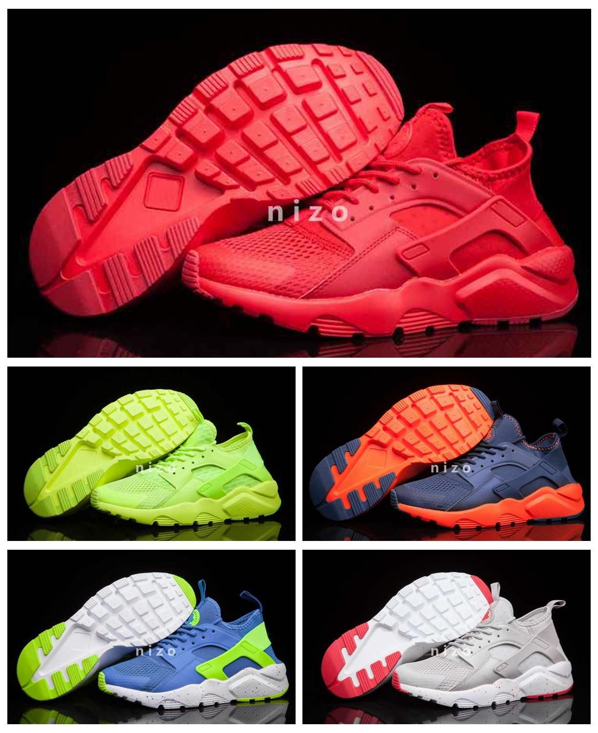 all red huaraches