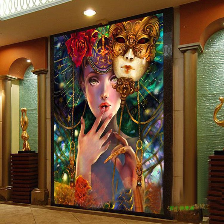 Acheter Anime Japonais Fille Photo Papier Peint Personnalise 3d