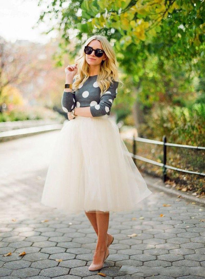 Tutu skirt with clearance white top