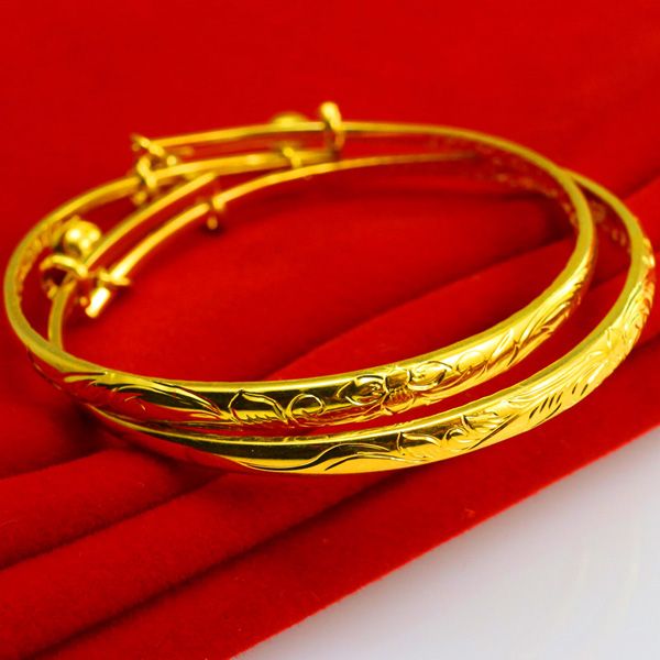 Pulsera de mujer que no se desvanece plateada pulsera de campana de Pulsera de mujer que no se desvanece plateada pulsera de campana de