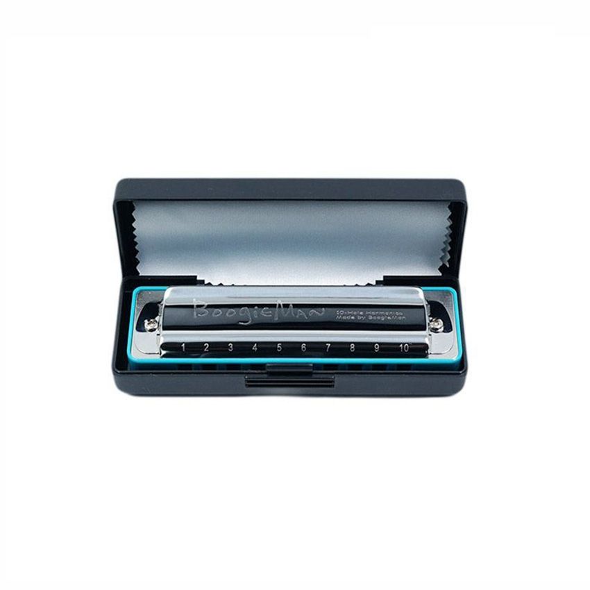 BoogieMan PADDY Richter 10 Holes Diatonic Harmonica Tuned D/E/A/G/F/Bb