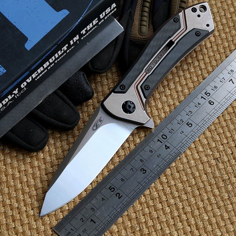 Zero Tolerance Rexford Design ZT 0801 CF Ball Bearing Tactical Folding
