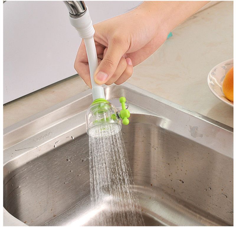 Prevent Splashing Kitchen Tap Water Watersaving Shower Head Faucet