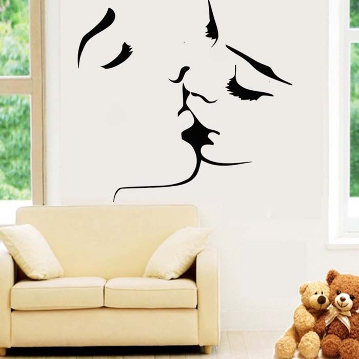Wall Decals For Living Room 2016 romantic lovers kissing wall decals living room bedroom Wall Decals For Living Room 2016 romantic lovers kissing wall decals living room bedroom