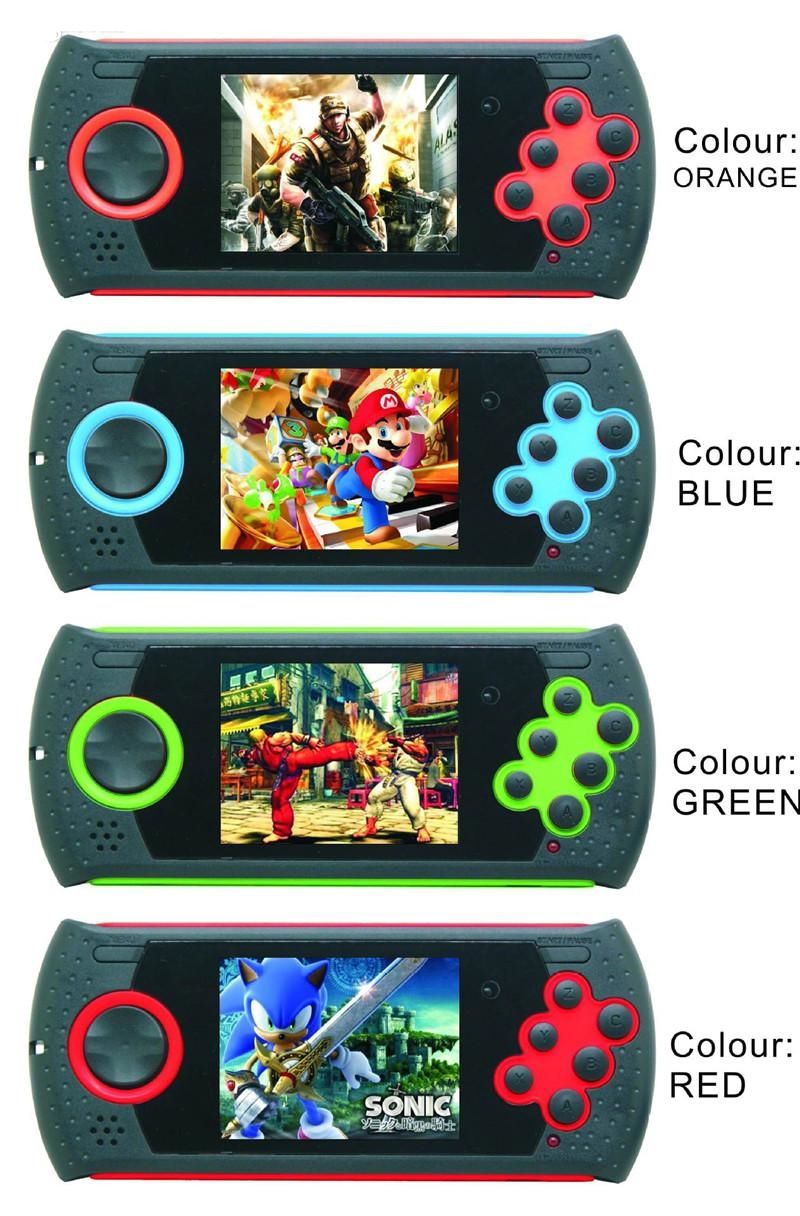 MD16 16 Bit 3.0 Inch TFT Display Portable Handheld Game Console Players