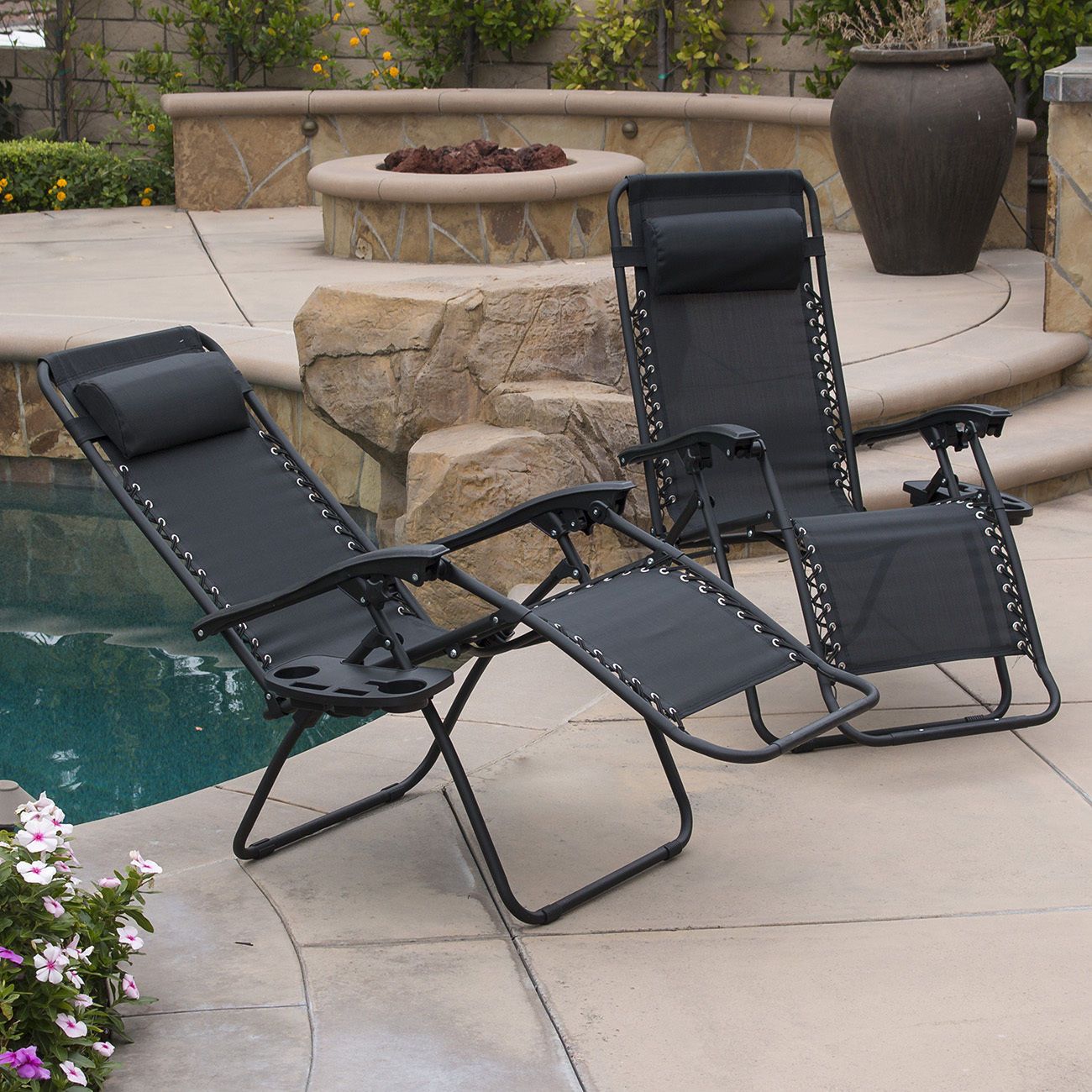 Zero Gravity Chairs Lounge Patio Folding Recliner Zero Gravity Chairs Lounge Patio Folding Recliner Outdoor Black W Cup Holder By Xky881199 Dhgate Com